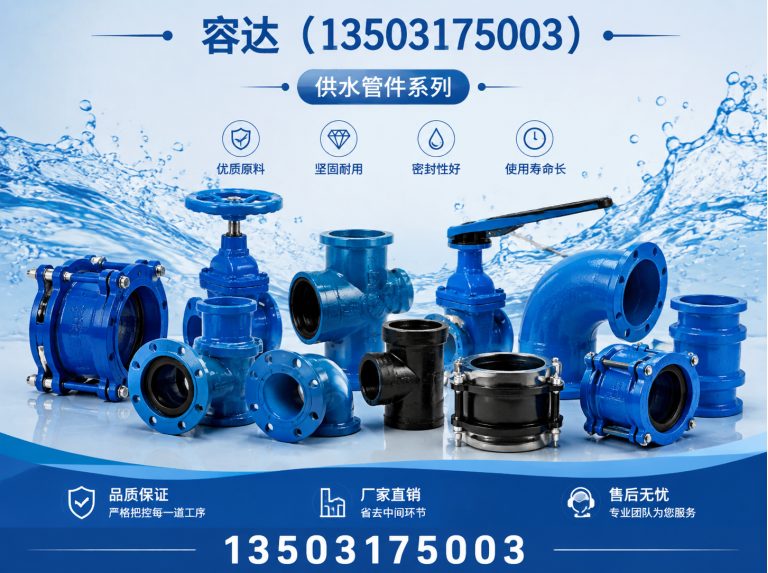 沧县供水管件展示图